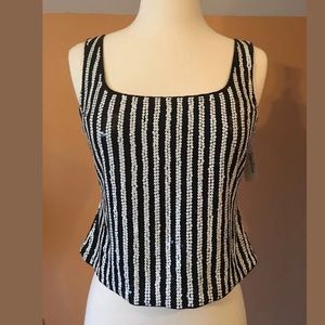 Rickie Freeman by TJ Nites 
NWT $300 Sequin Tank